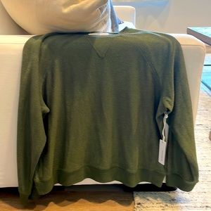 Green Comfy Sweater Crewneck. New with tags.